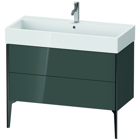 Duravit Xviu Floor Standing Vanity Unit Dolomiti Gray High Gloss XV45370B238